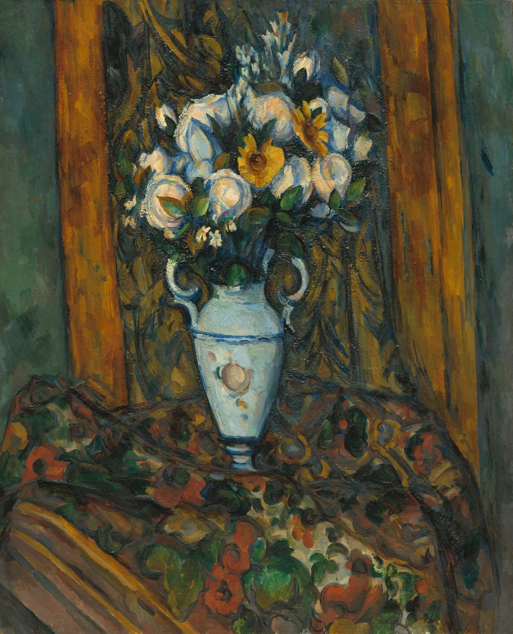 Vase of Flowers, detail