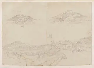Penha Hill and the Praya Grande, Macau, by George Chinnery, 9