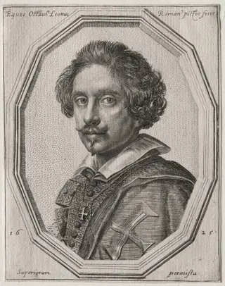 Self-Portrait, by Ottavio Leoni, 1625