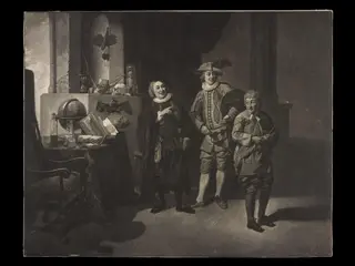 H Beard Print Collection, by Johan Joseph Zoffany, 1850