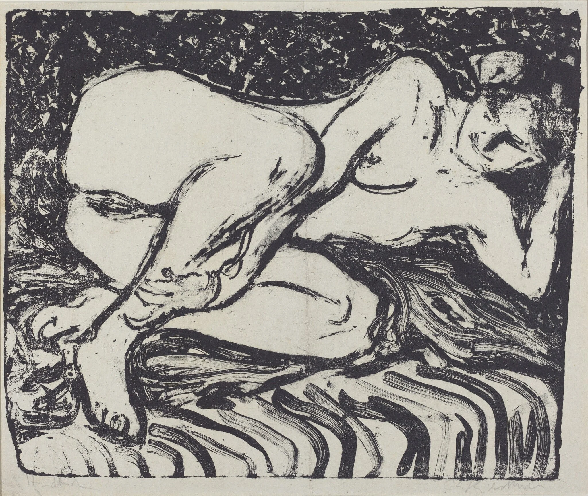 Reclining Nude, detail