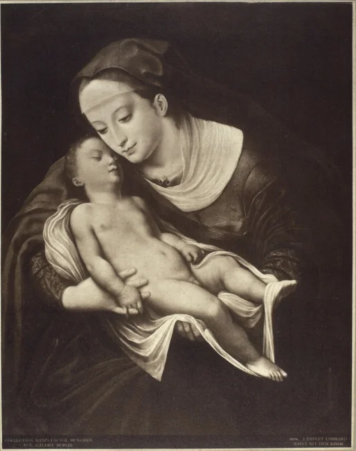 Virgin with the sleeping Child, detail