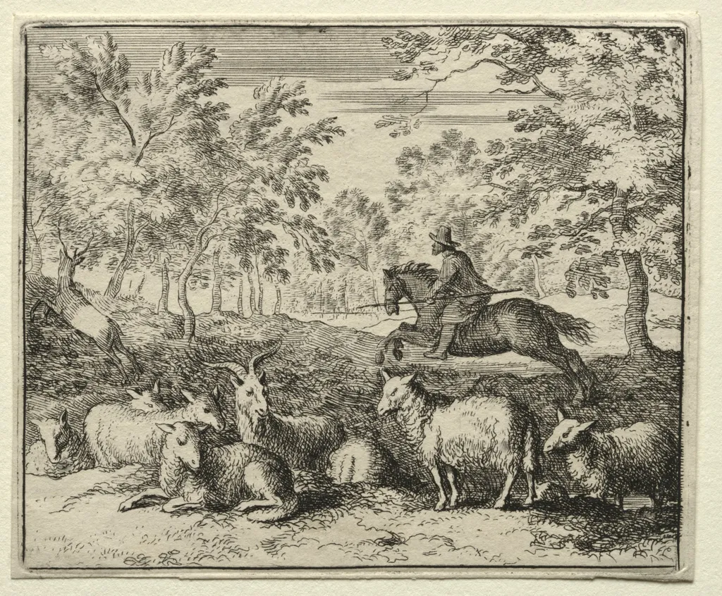 Reynard the Fox:  The Chase of the Stag, by Allart van Everdingen, 1662