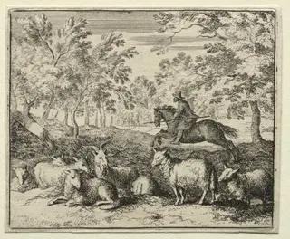 Reynard the Fox:  The Chase of the Stag, by Allart van Everdingen, 1662