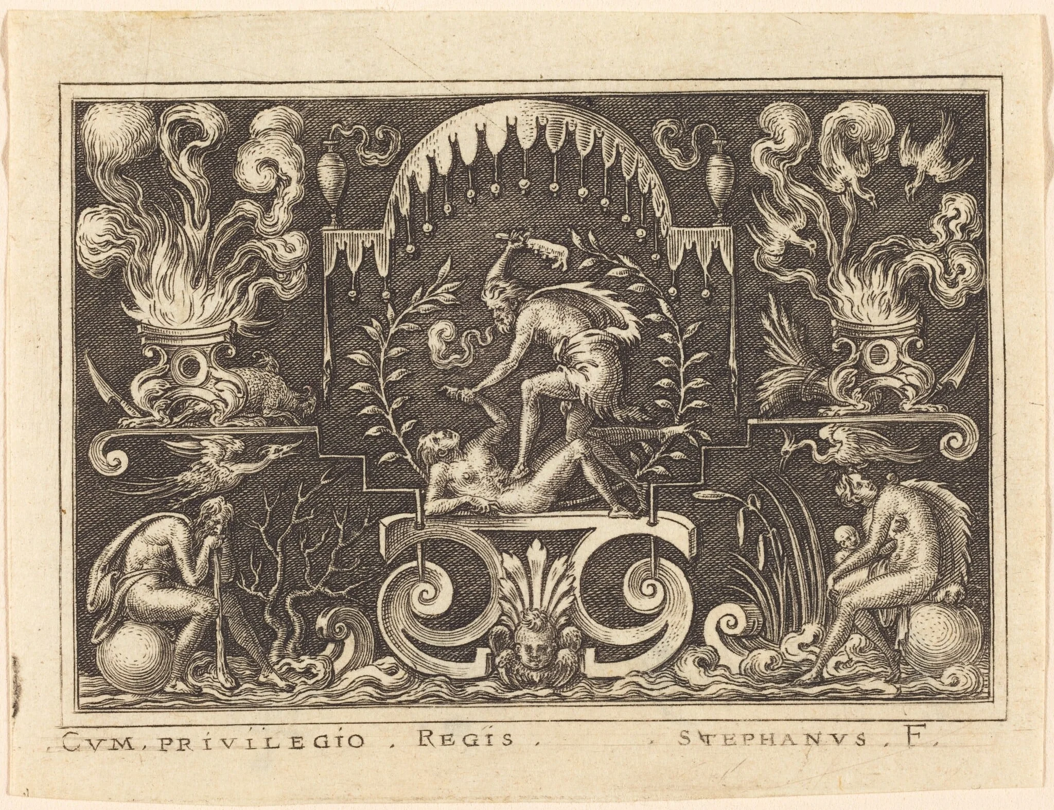 Death of Abel, detail