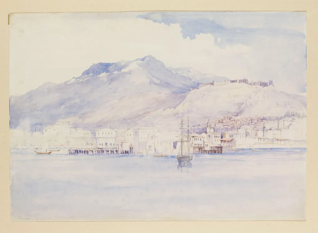 Smyrna, by Maria Harriett Mathias, watercolor, 1857