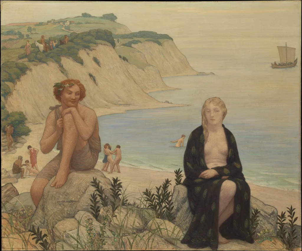 Consolation of Ariadne, by Bryson Burroughs, oil, 1915