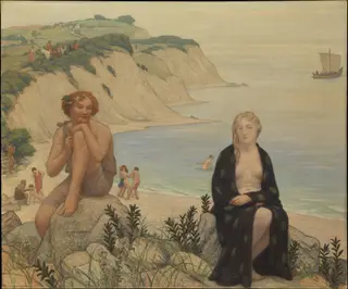 Consolation of Ariadne, by Bryson Burroughs, oil, 1915