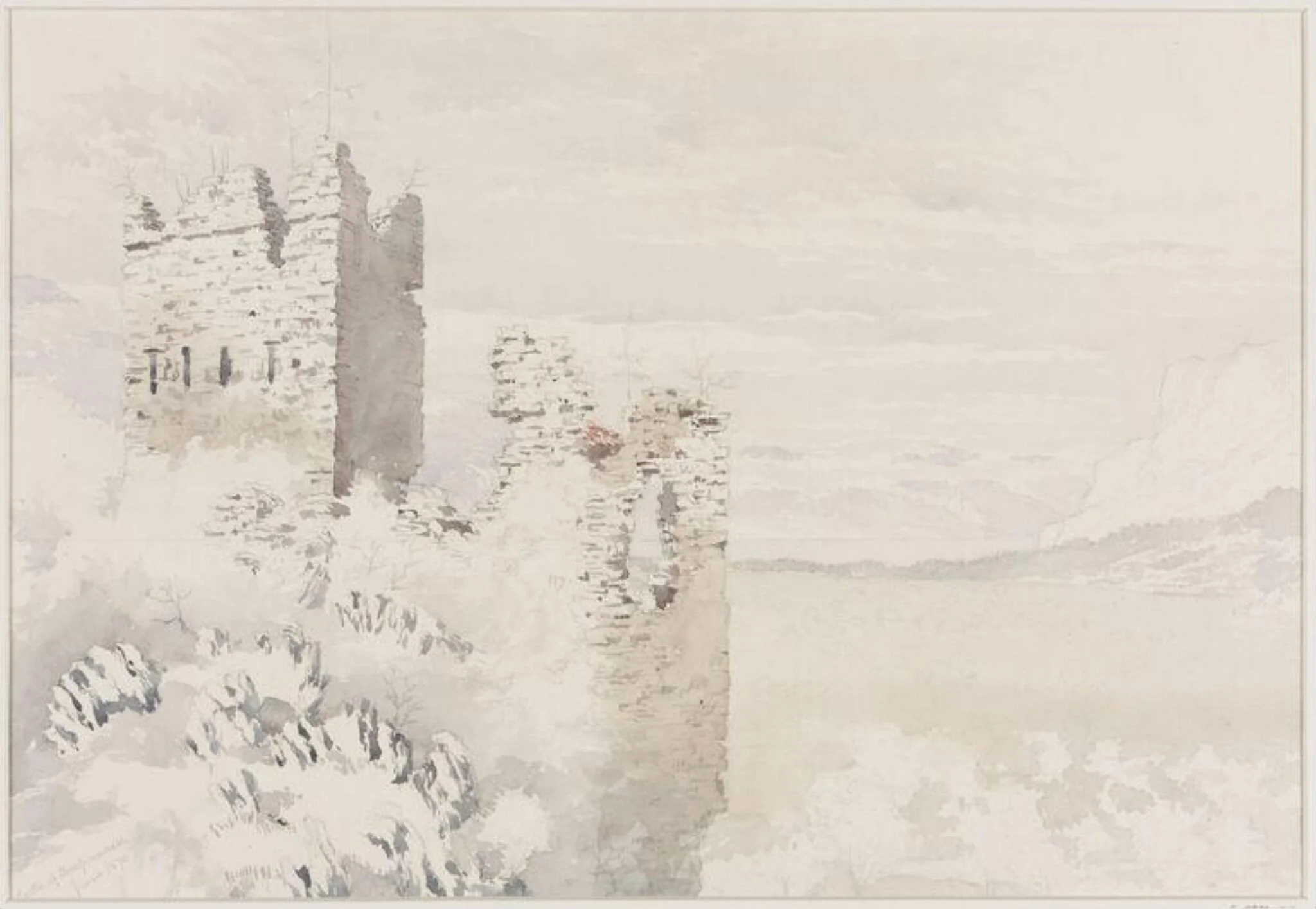 Castle of Unspunnen, Switzerland, detail