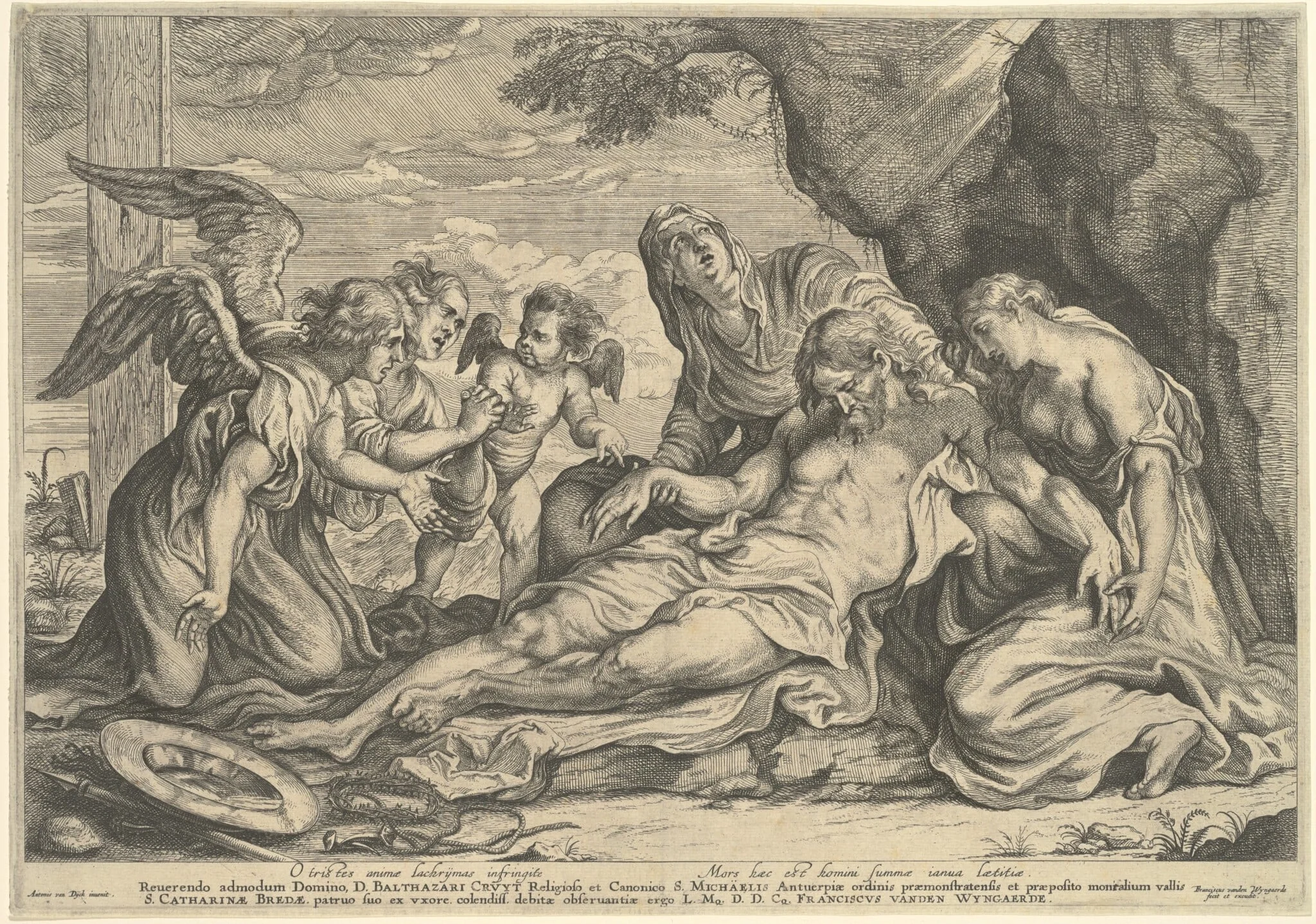 The Lamentation, detail