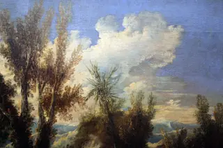 Landscape with Shepherds, by Alessandro Magnasco, unspecified, 1720