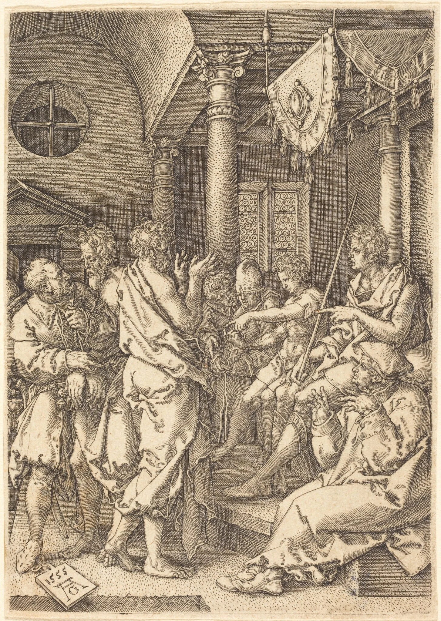 The Two Elders Convicted by the Testimony of Daniel, detail