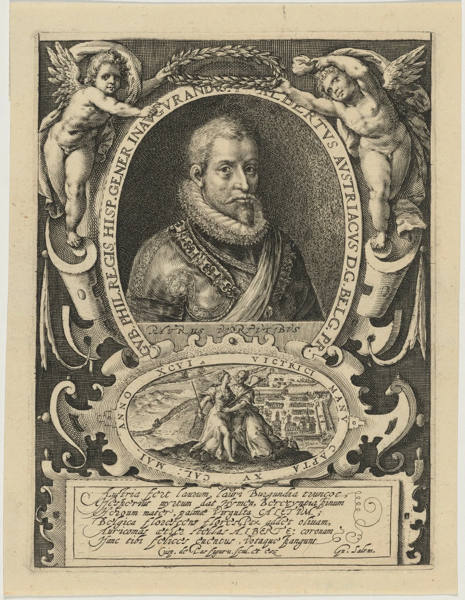 Albert of Austria, Archduke, detail