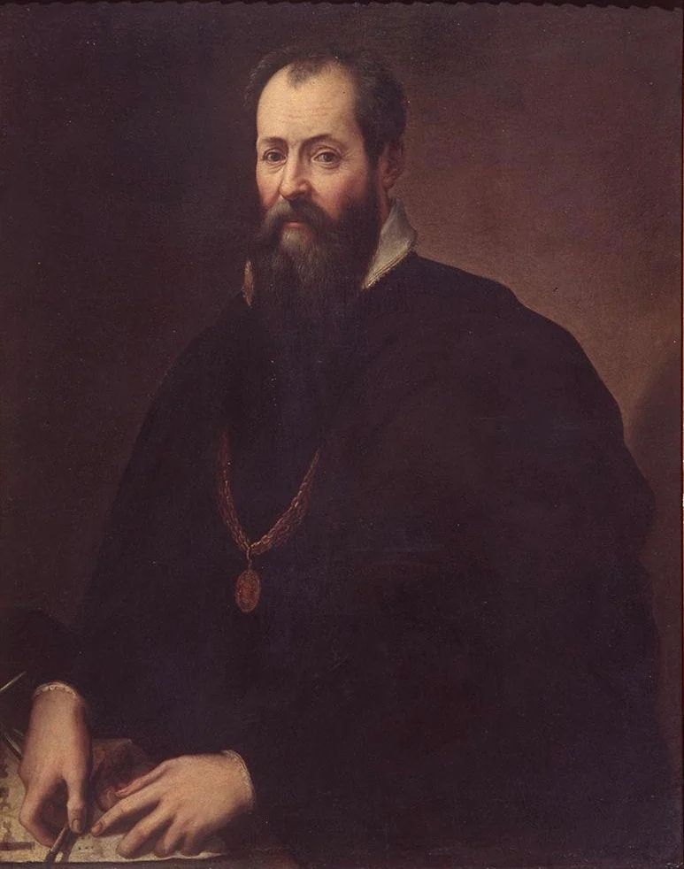 Portrait of Giorgio Vasari, detail
