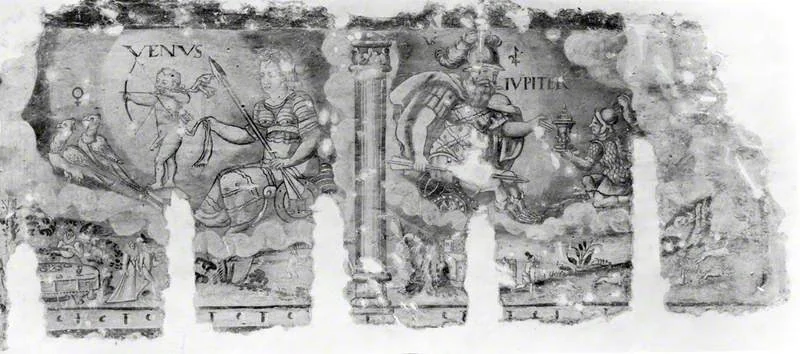 Venus and Jupiter (from Stodmarsh Court, Kent), detail
