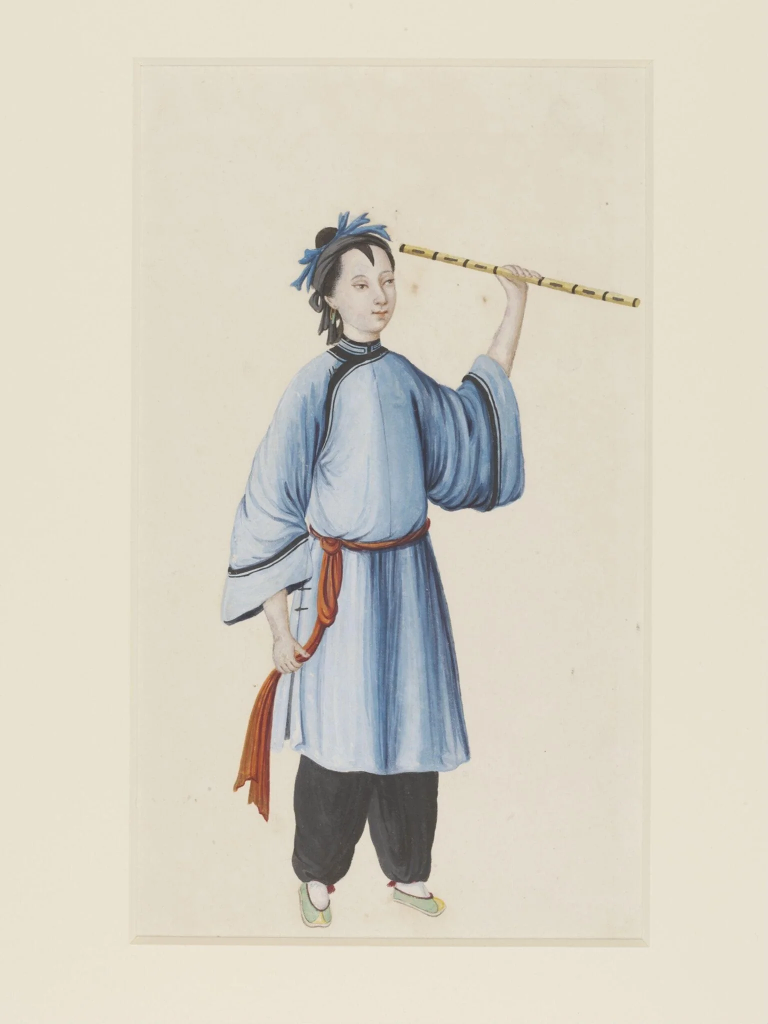 Woman from Fengyang, detail