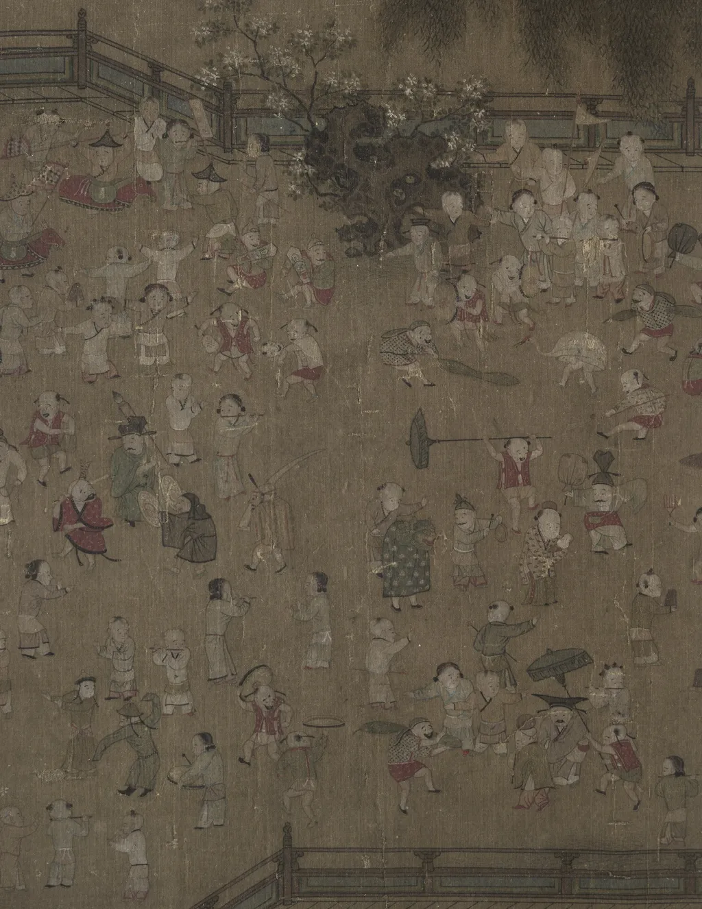 One Hundred Children at Play, by Su Hanchen, unspecified