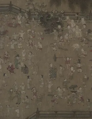 One Hundred Children at Play, by Su Hanchen, unspecified
