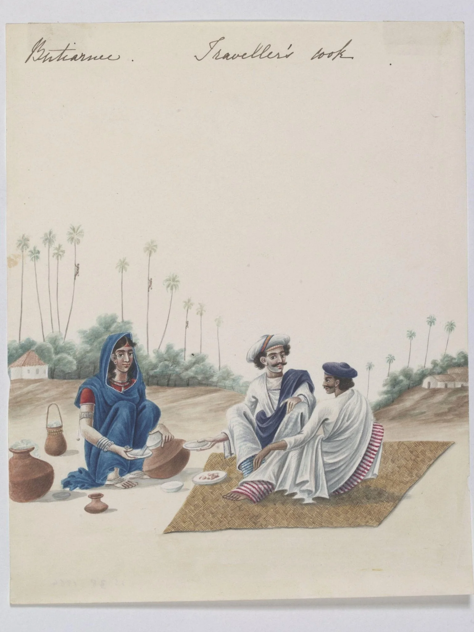 Traveller's cook, detail