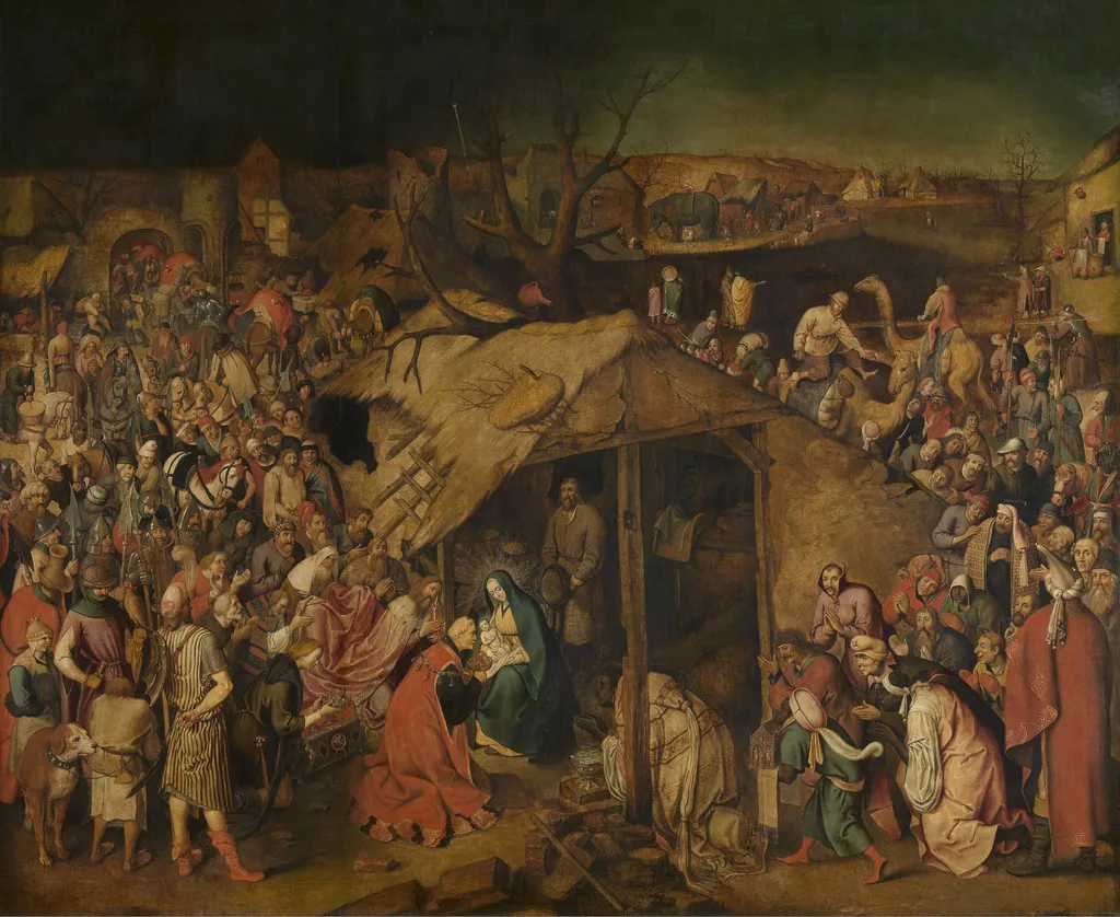The Adoration of the Magi, by Pieter Brueghel the Younger, oil