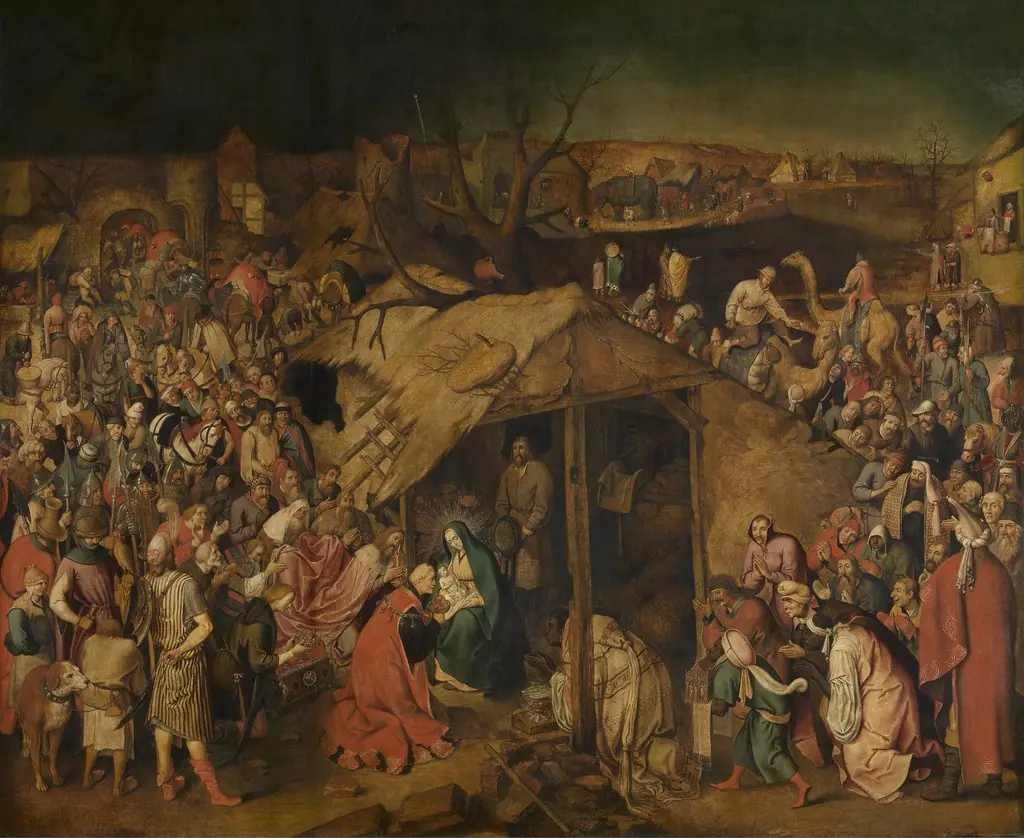 The Adoration of the Magi, by Pieter Brueghel the Younger, oil