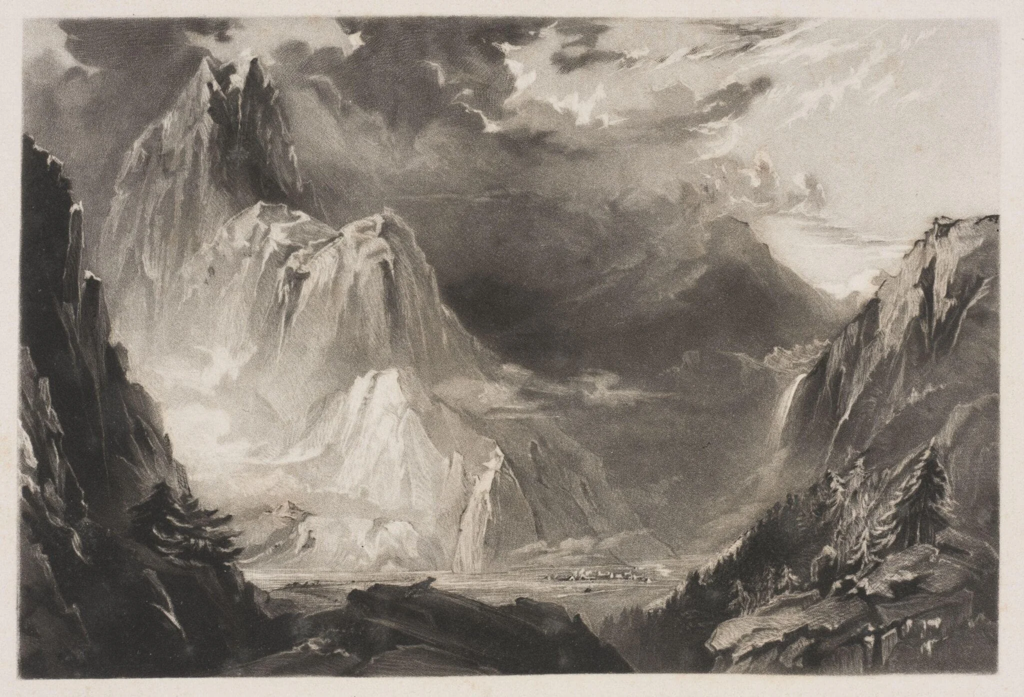 The Pass Between Dale and Dalsjed, detail