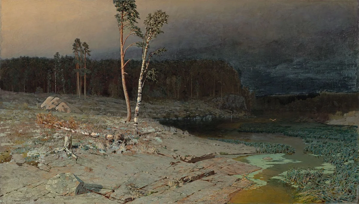 On the Island of Valaam, detail