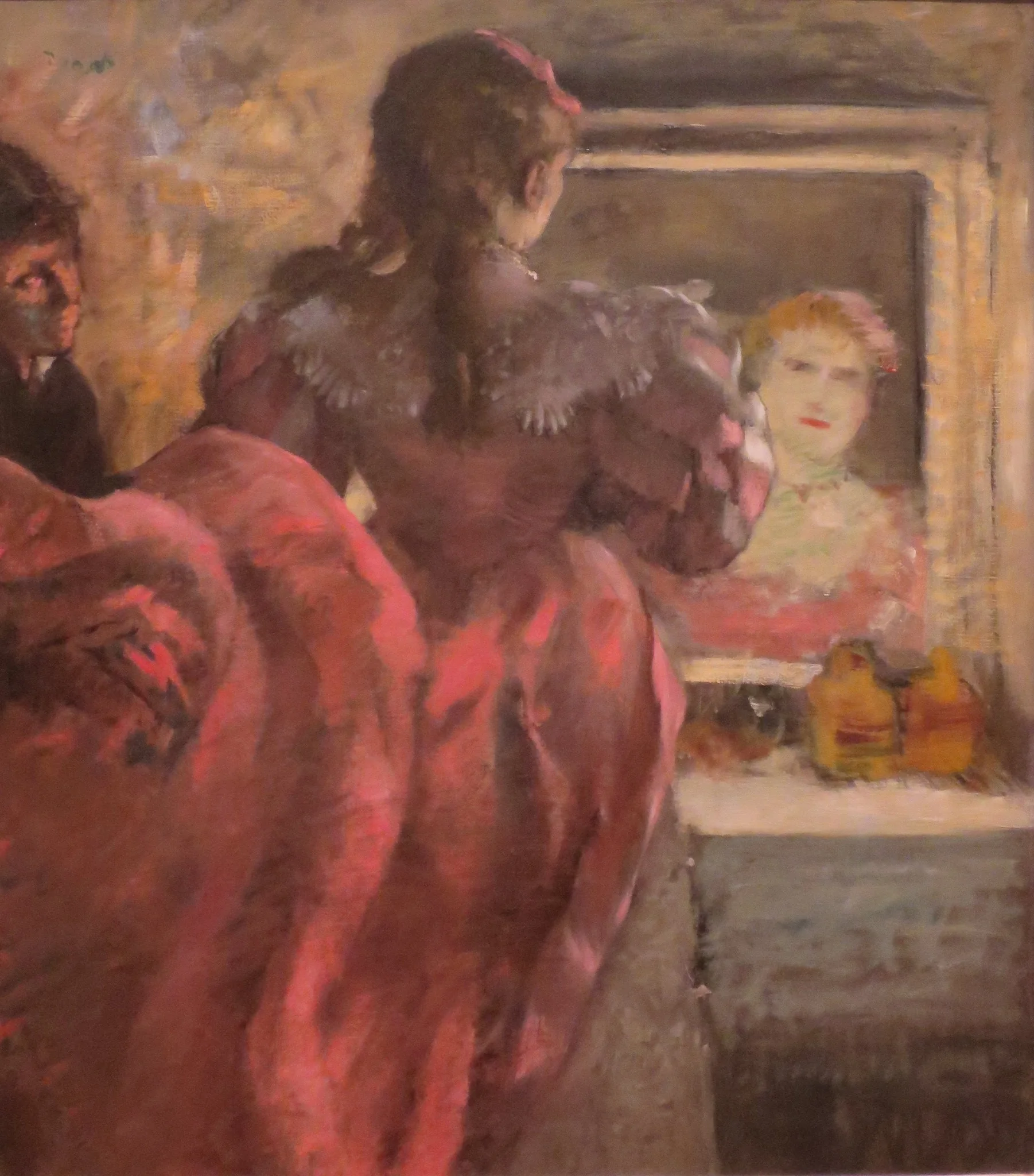 Actress in her Dressing Room, detail