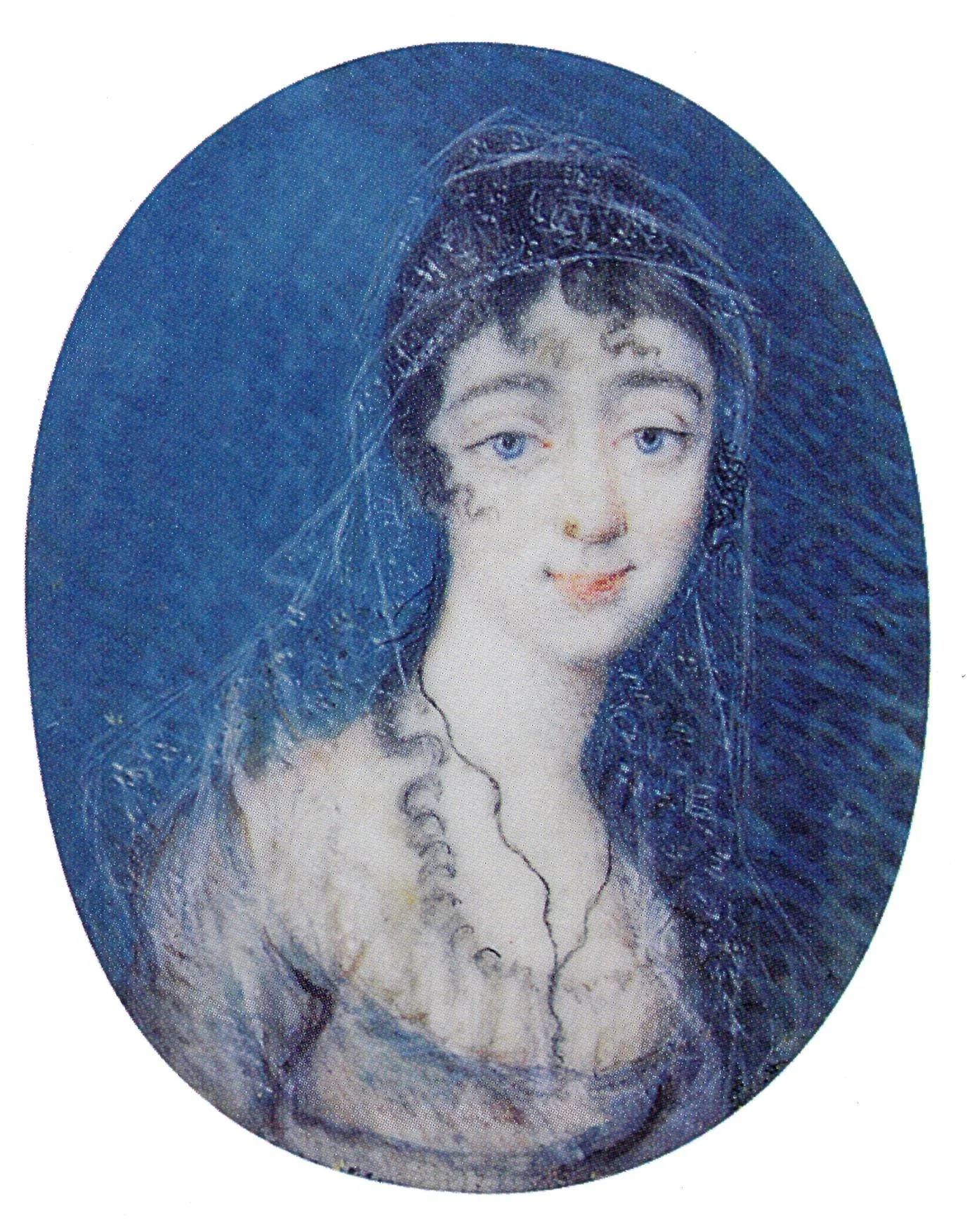 Portrait d'une femme inconnue, detail