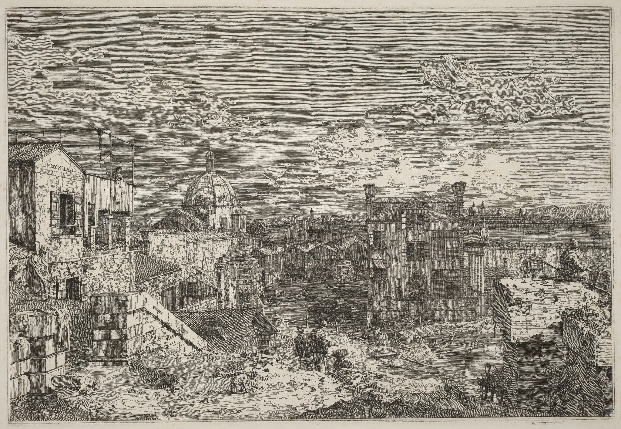 Imaginary View of Venice, detail