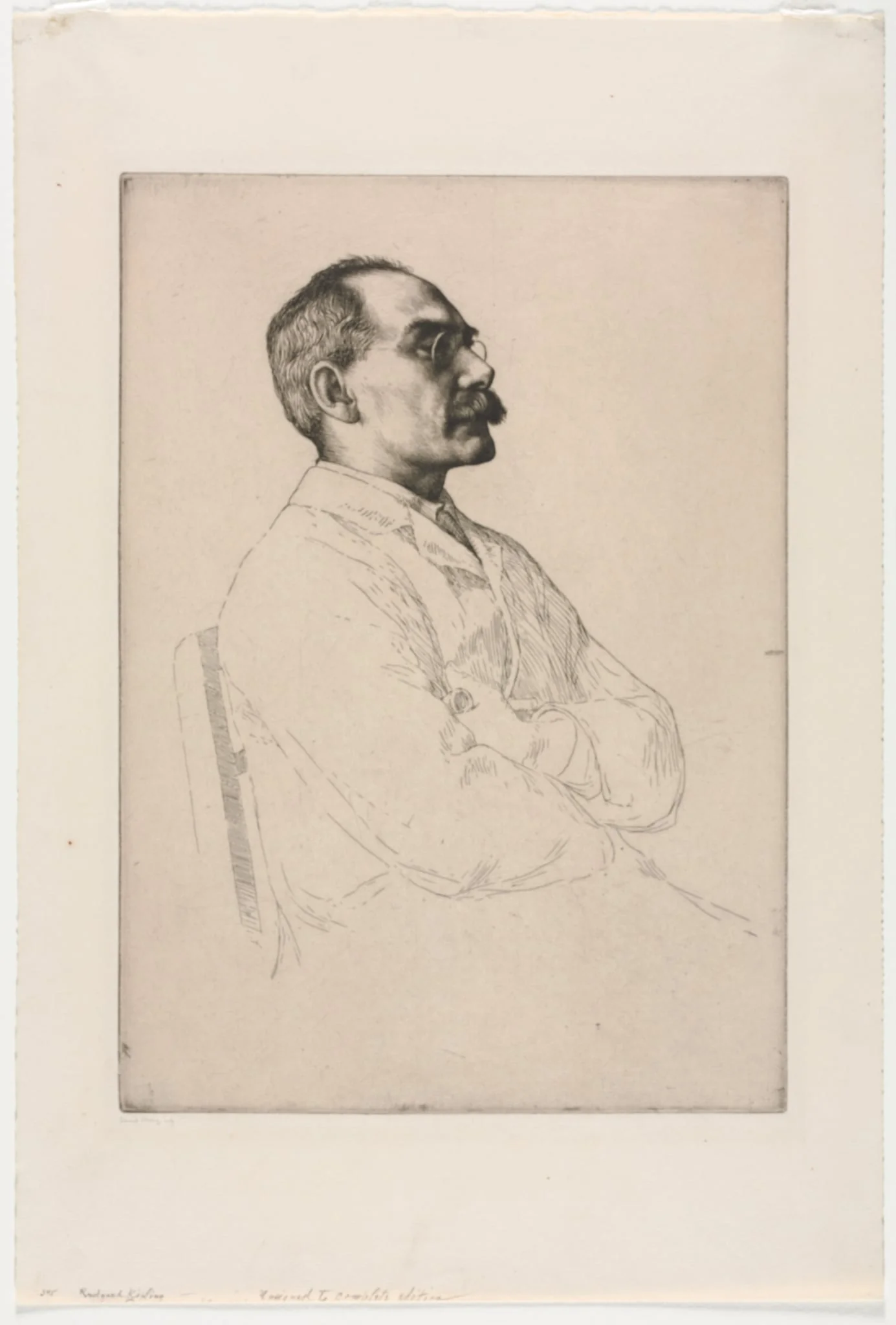 Sir Rudyard Kipling, detail