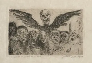 The Seven Deadly Sins: Title Page, by James Ensor, 1903