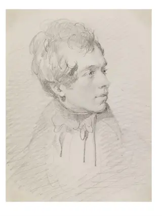 Portrait of David Wilkie, by Daniel Maclise, 1832