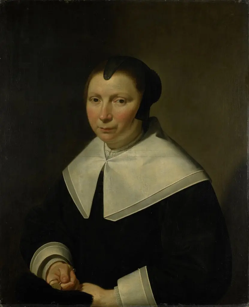 Portrait of a woman, by Jan van Bijlert, oil, 1650