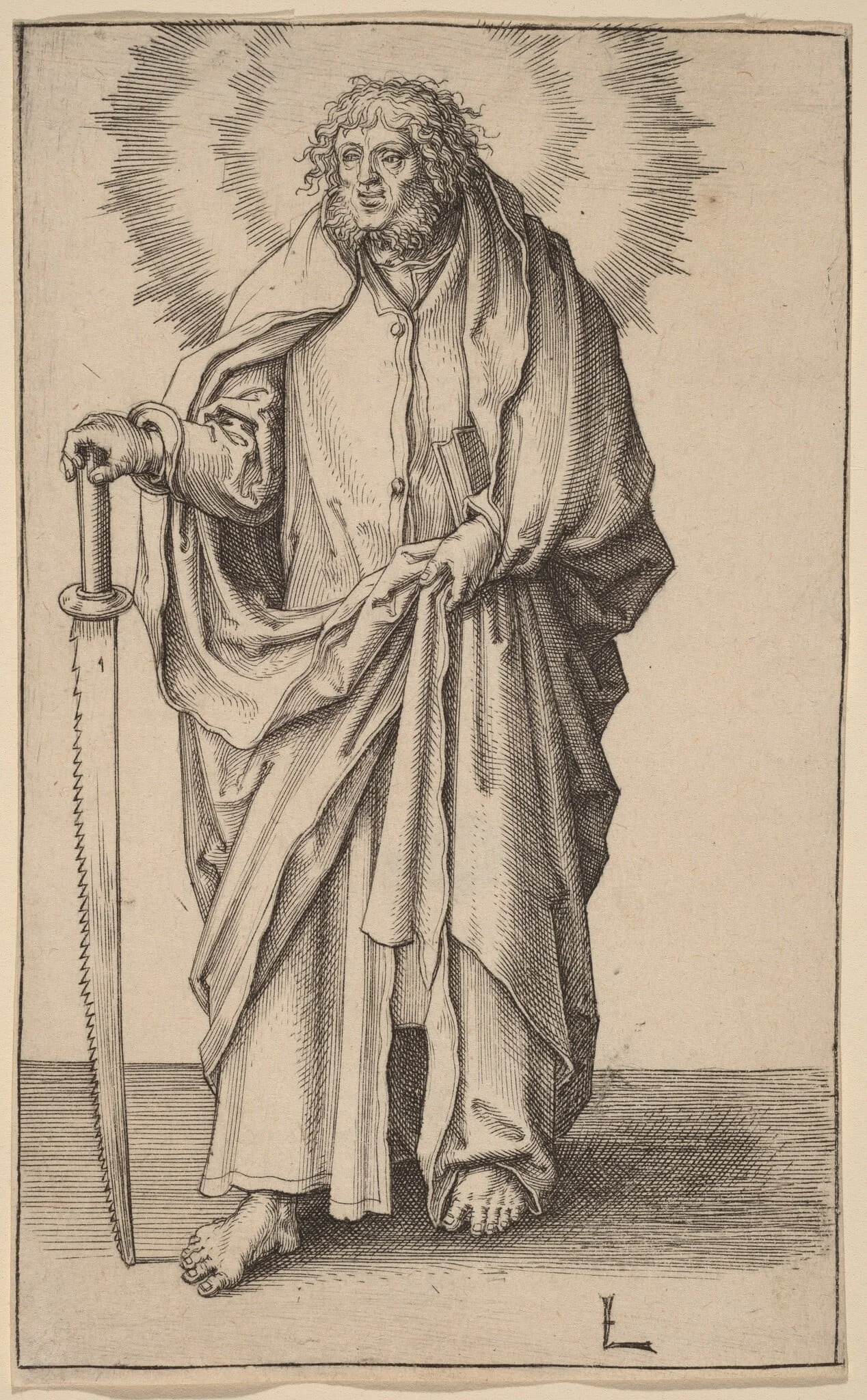 Saint Simon, detail