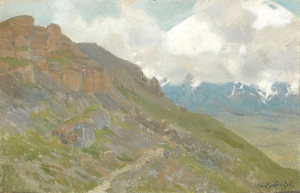 Elbrus Bermomut, by Apollinary Vasnetsov, unspecified, 1904