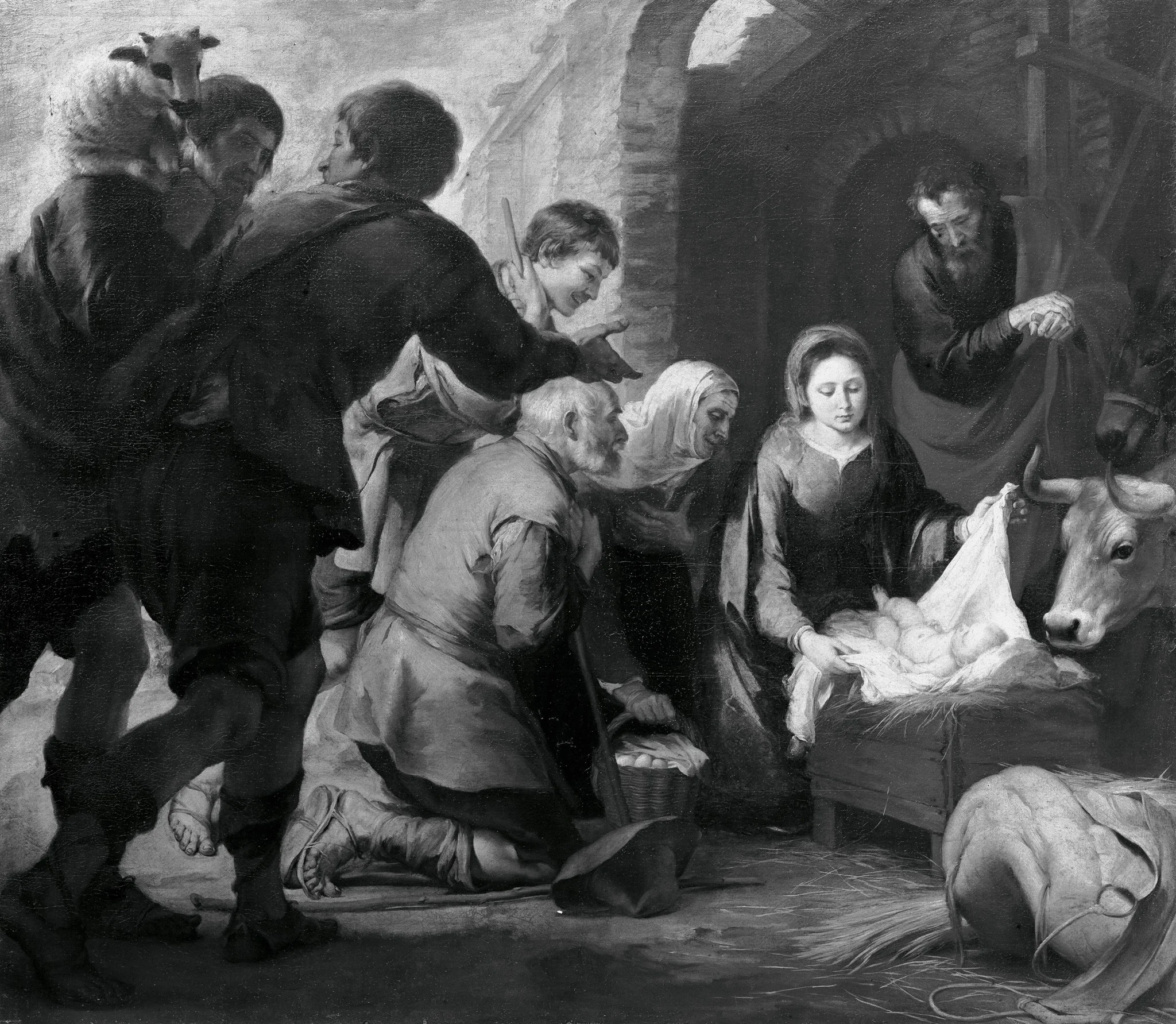 Adoration of the Sheperds, detail