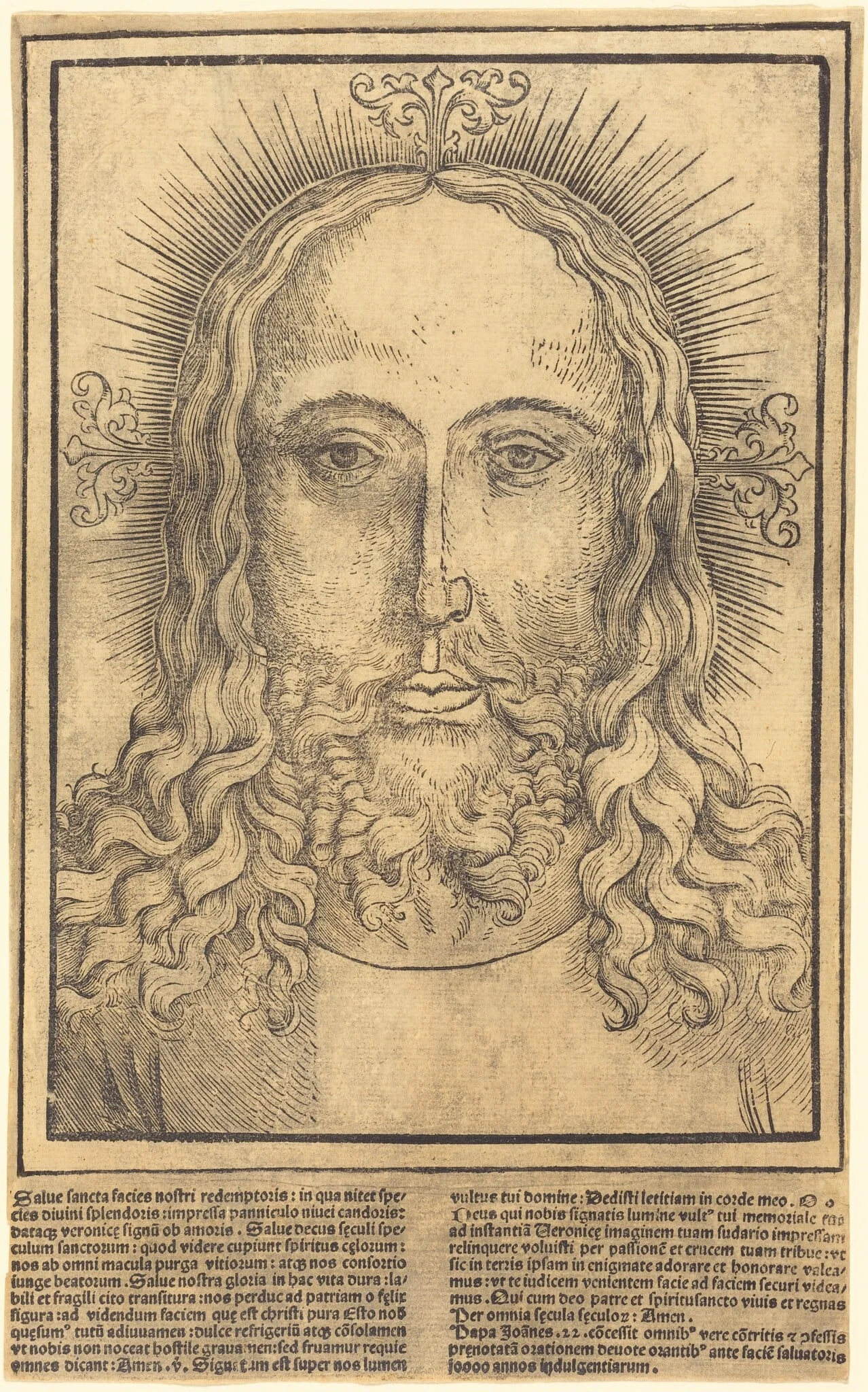 The Head of Christ, detail