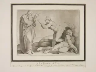 Creation of Eve, by Johann Gottlieb Prestel