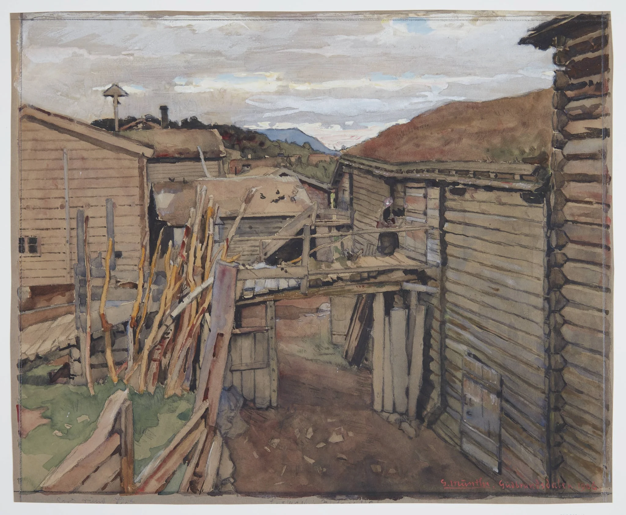 Gudbrand's Valley, Old Houses, detail