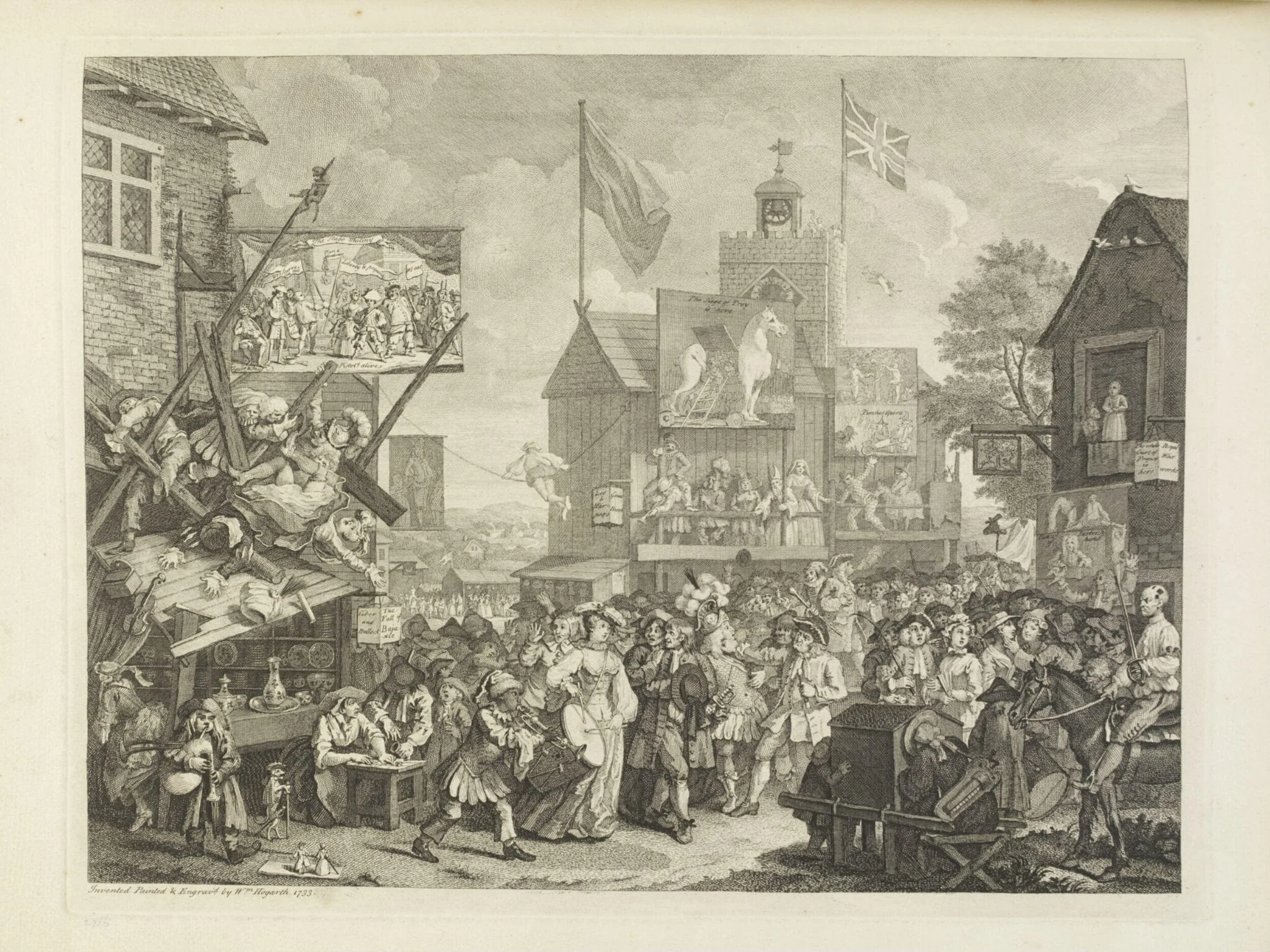 Southwark Fair, detail