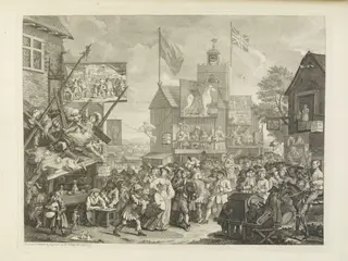 Southwark Fair, by William Hogarth, 1750