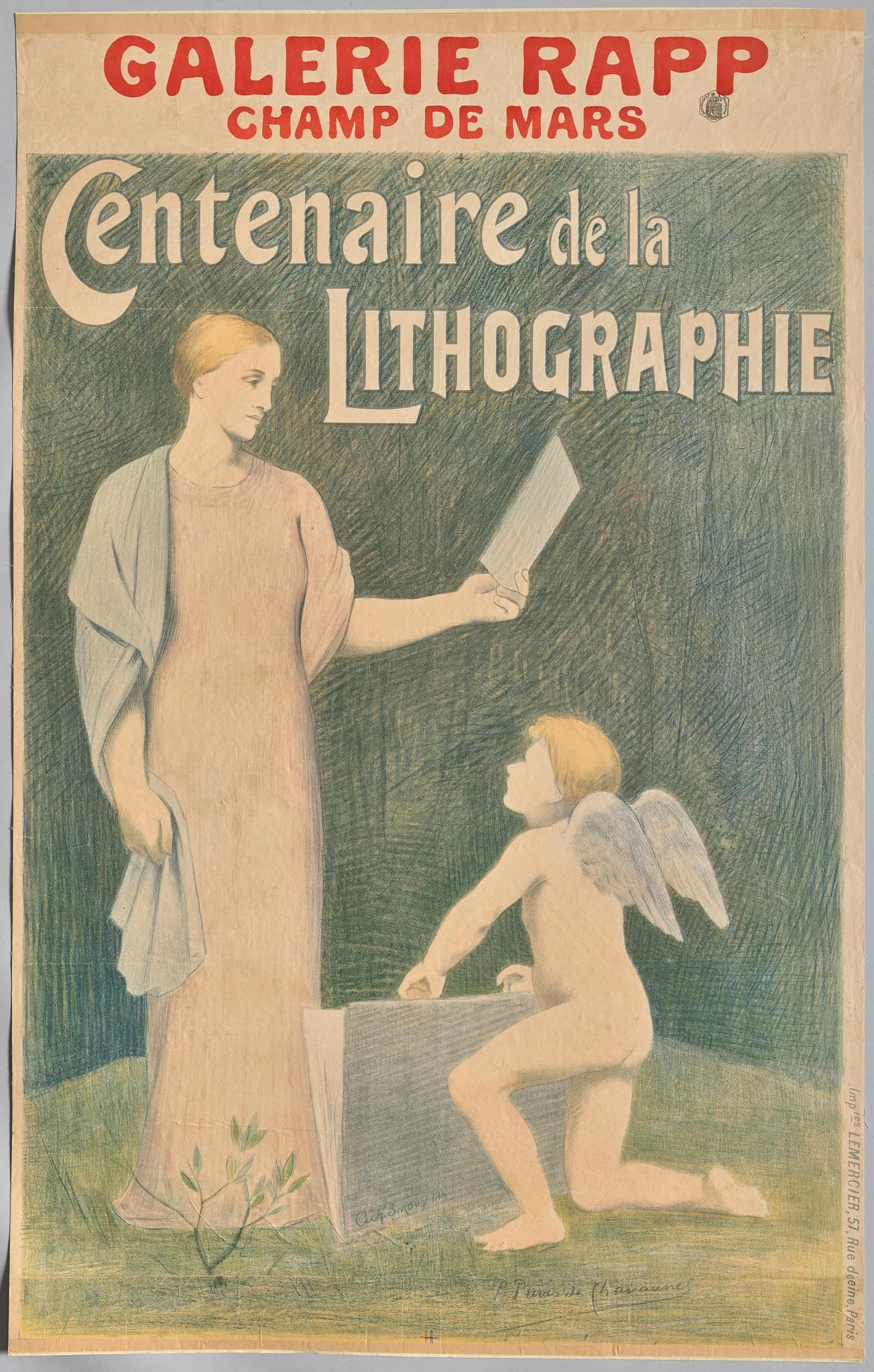 Centennial of Lithography, detail