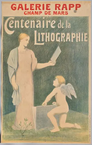 Centennial of Lithography, by Pierre Puvis de Chavannes, 1895