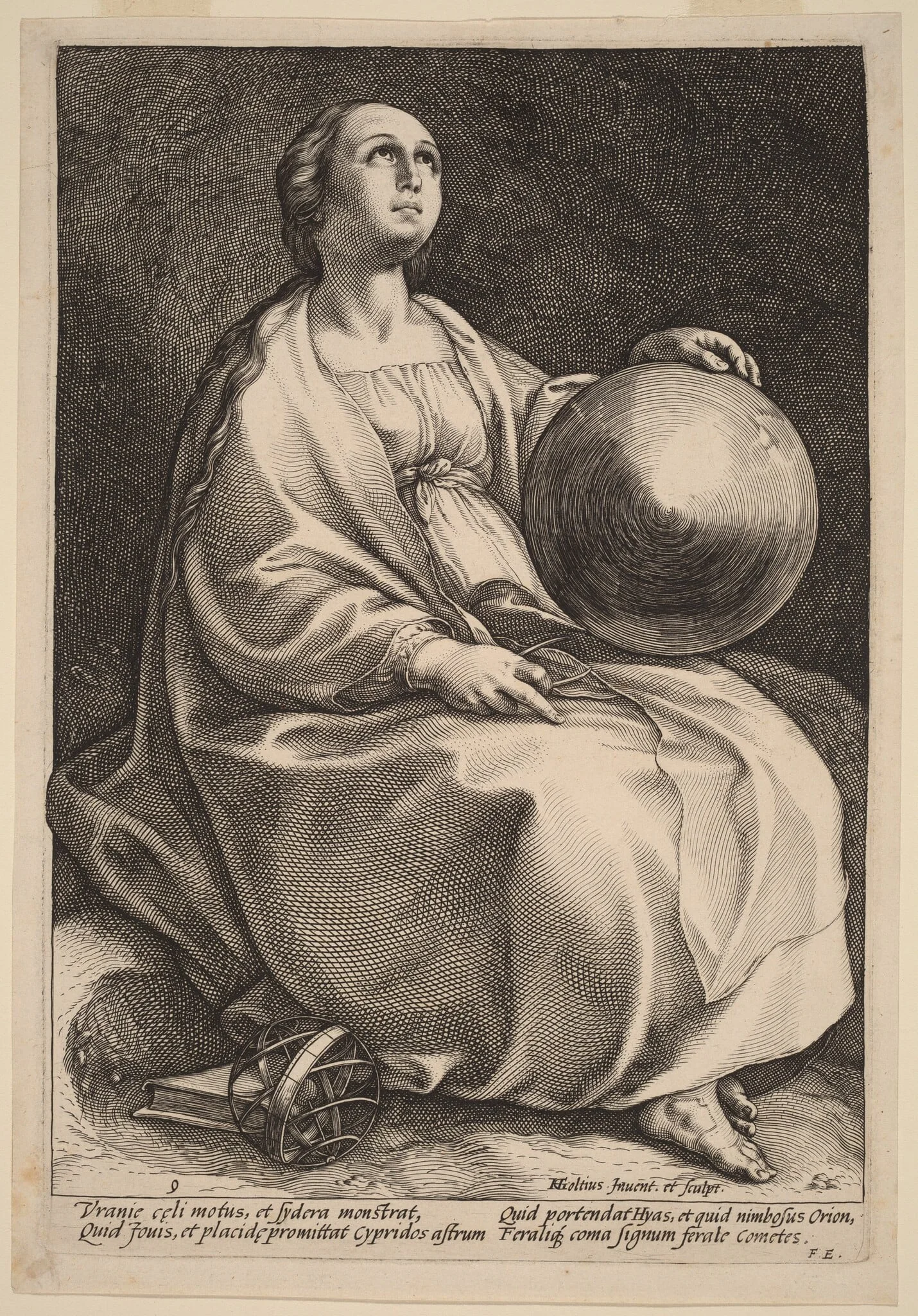 Urania, detail