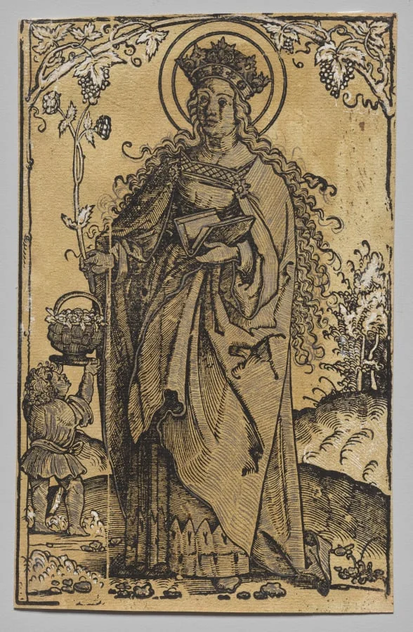 Saint Dorothy, detail