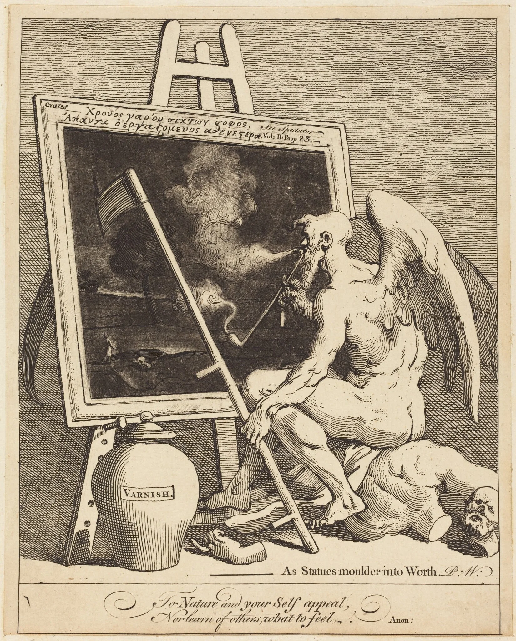 Time Smoking a Picture, detail