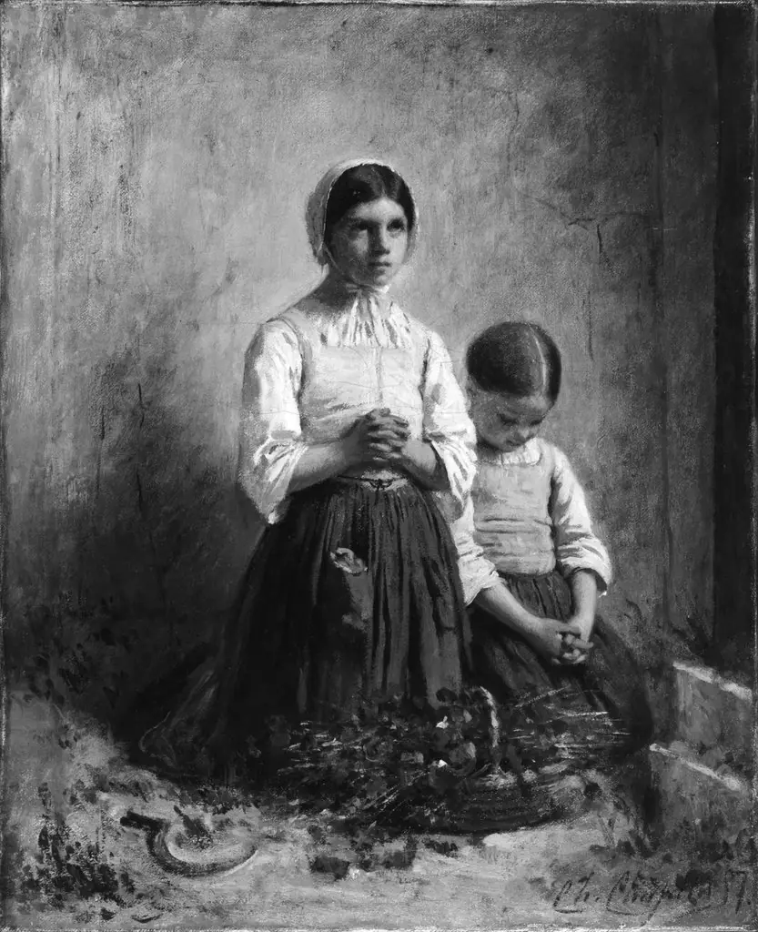 Devotion, by Charles Joshua Chaplin, oil, 1857