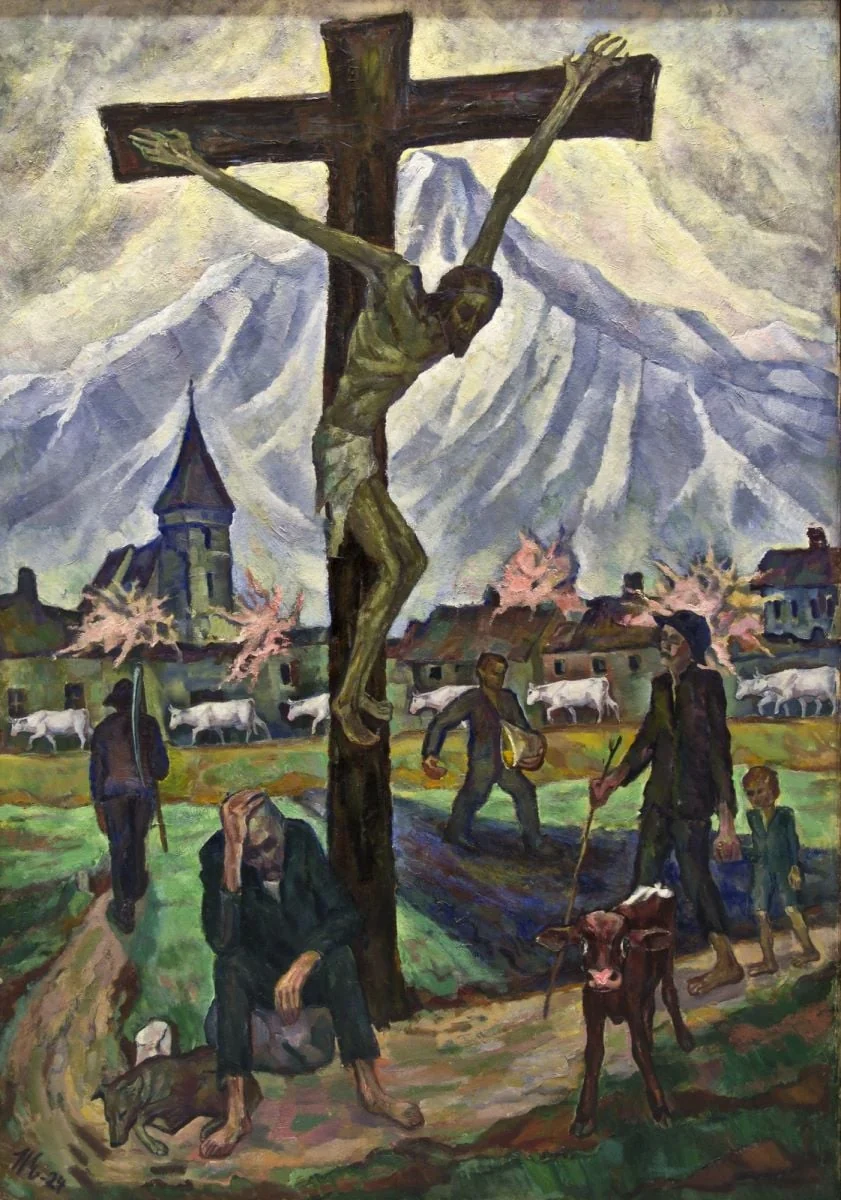 Sat de munte, detail
