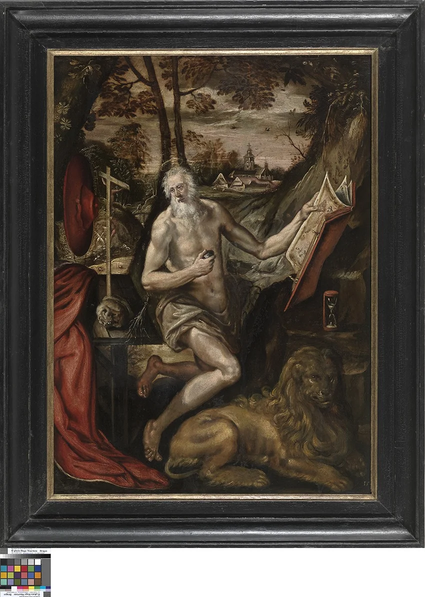 Saint Jerome, detail